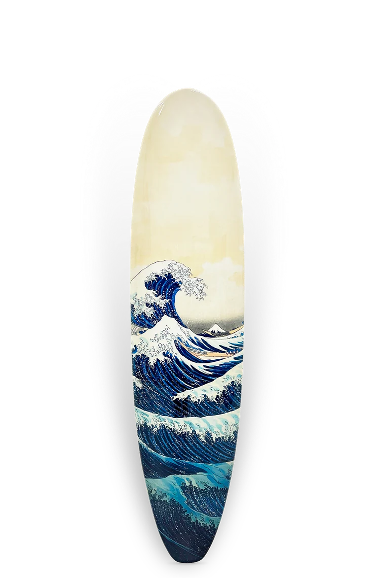 Hokusai 北斋系列手工艺术冲浪板